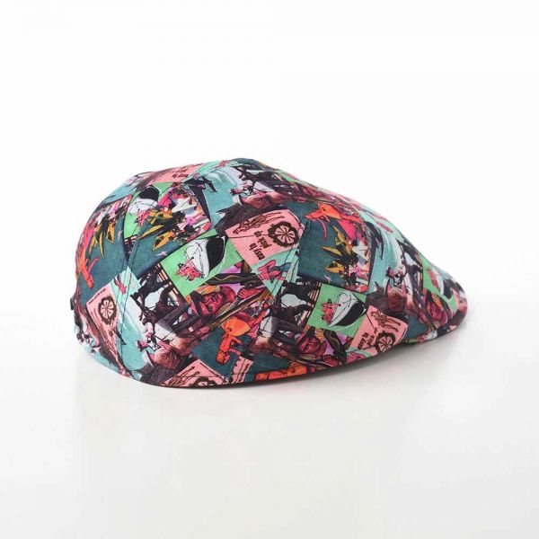 Men's Summer Cotton Ivy Cap Marone Patchwork