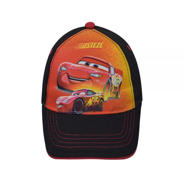 Καπέλο τζόκεϊ καλοκαιρινό βαμβακερό Disney Cars Mc Queen