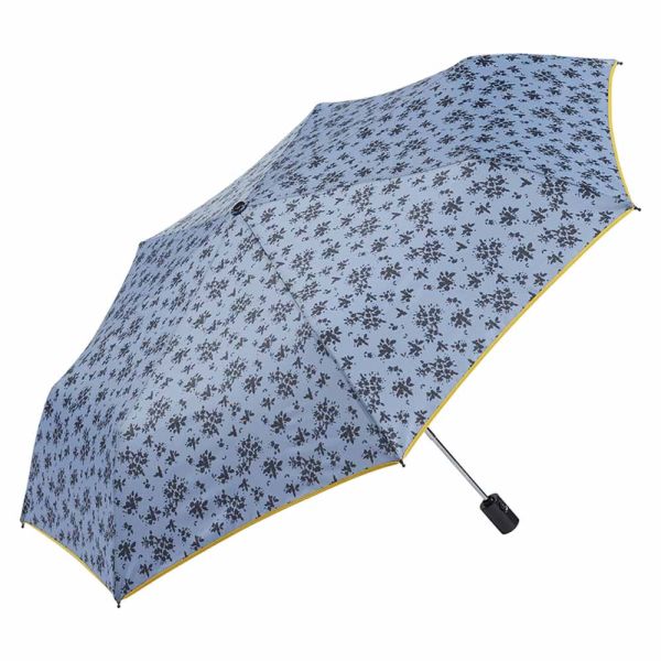 Ομπρέλα γυναικεία σπαστή αυτόματο άνοιγμα - κλείσιμο μπλε φλοράλ Ezpeleta‎ Automatic Open - Close Folding Umbrella Floral Blue