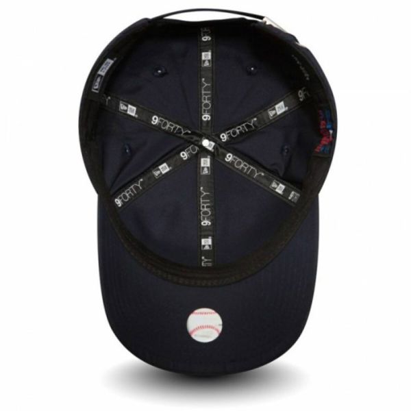 Καπέλο τζόκεϊ μπλε New York Yankees New Era Cap Mlb Flawless Logo Basic 940 Navy