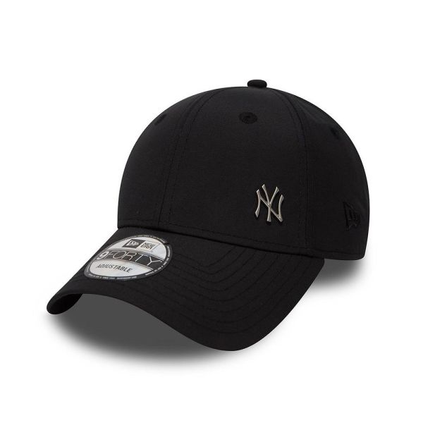 Καπέλο τζόκεϊ μαύρο New York Yankees New Era Cap Mlb Flawless Logo Basic 940 Black