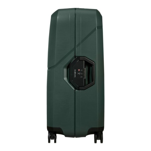 Medium Hard Luggage 4 Wheels Samsonite Magnum Eco Spinner 69/25 Forest Green