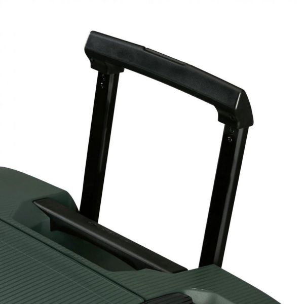 Medium Hard Luggage 4 Wheels Samsonite Magnum Eco Spinner 69/25 Forest Green