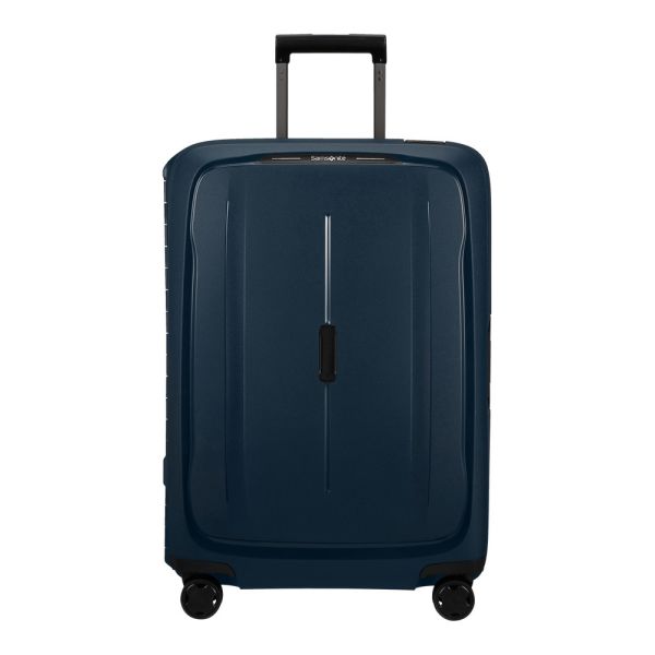 Medium Hard Luggage 4 Wheels Samsonite Essens Spinner 69/25 Midnight Blue