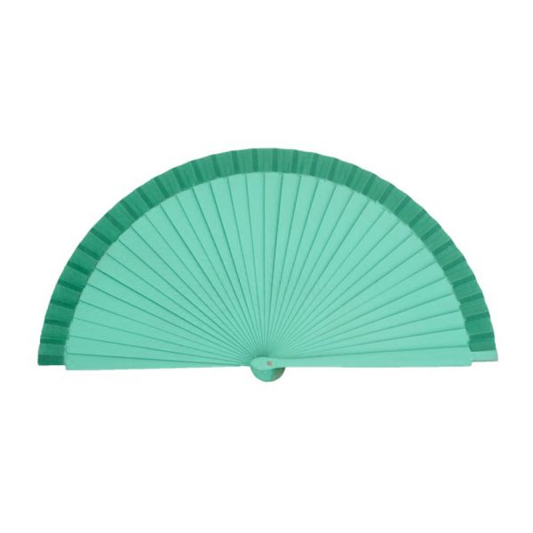 Wooden Medium Fan Joseblay Turquoise Wooden Medium Fan Joseblay Turquoise