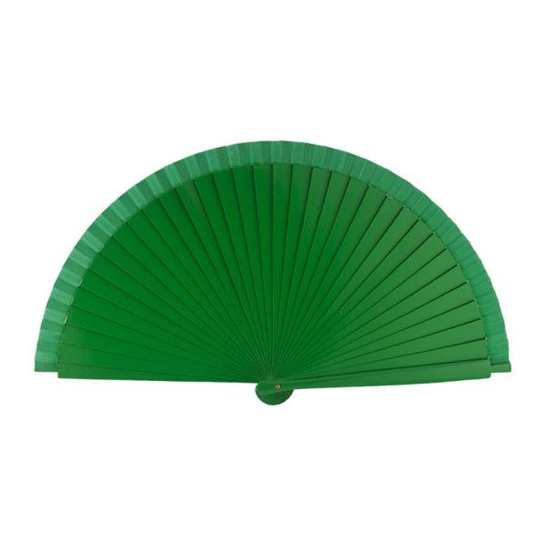 Wooden Medium Fan Joseblay Green Wooden Medium Fan Joseblay Green