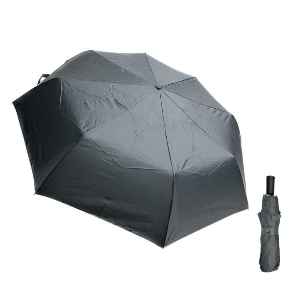 Ομπρέλα ανδρική σπαστή χειροκίνητη συνοδείας γκρι Guy Laroche Escort Folding Manual Umbrella Grey
