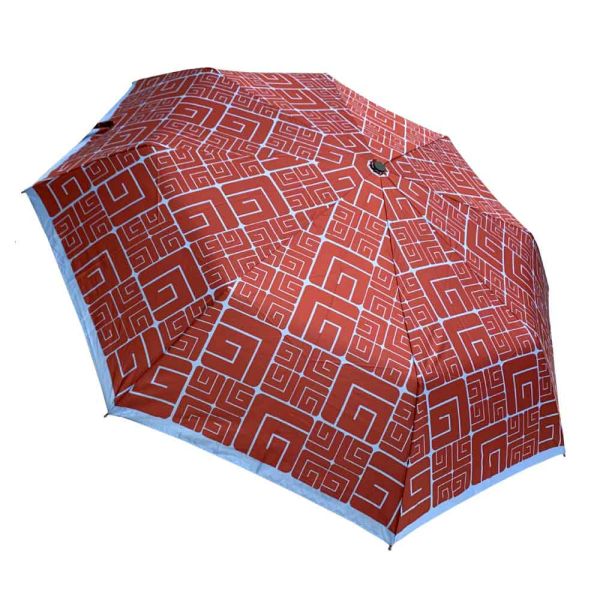 Ομπρέλα γυναικεία μίνι σπαστή βυσσινί Guy Laroche Mini Folding Umbrella New Logo Bordeaux