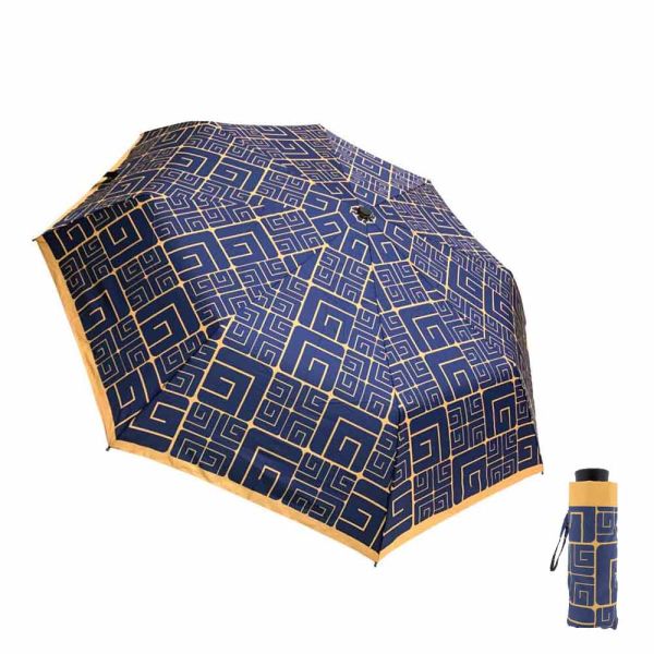 Mini Manual Folding Umbrella Guy Laroche New Logo Blue