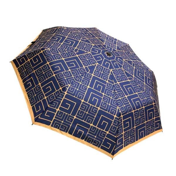 Ομπρέλα γυναικεία μίνι σπαστή μπλε Guy Laroche Mini Folding Umbrella New Logo Blue