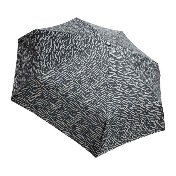 Ομπρέλα γυναικεία μίνι σπαστή μαύρη Guy Laroche Mini Folding Umbrella Wave Black