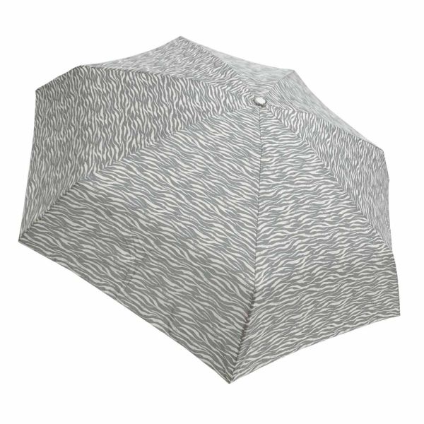 Ομπρέλα γυναικεία μίνι σπαστή γκρι Guy Laroche Mini Folding Umbrella Wave Grey