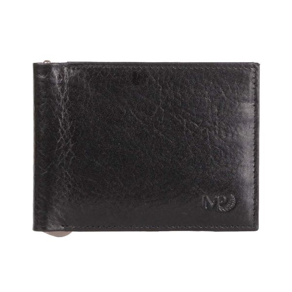 Leather Bank Note Wallet Marta Ponti Tagus Wallet B120356R Black