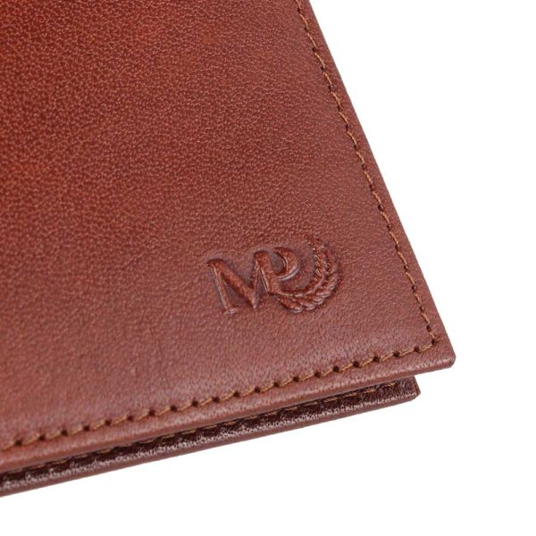 Leather Bank Note Wallet Marta Ponti Tagus Wallet B120356R Cognac