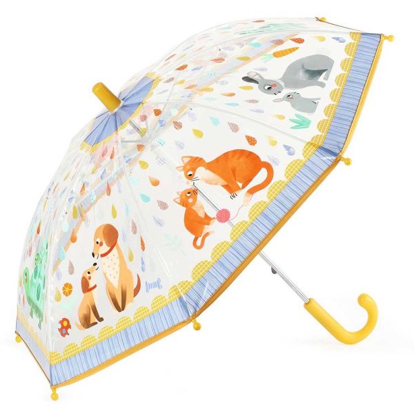 Kids' Transparent Umbrella Djeco Mom And Baby