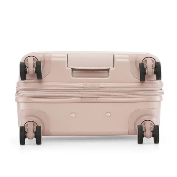 Βαλίτσα σκληρή μεγάλη επεκτάσιμη ροζ με 4 ρόδες Calvin Klein Upright Rider 28'' Putty