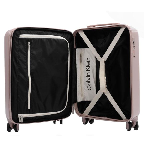 Cabin Hard Expandable Luggage With 4 Wheels Calvin Klein Raider 20'' Putty