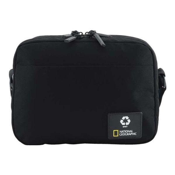 Τσάντα ώμου ανδρική μαύρη National Geographic Ocean Crossbody Bag Black