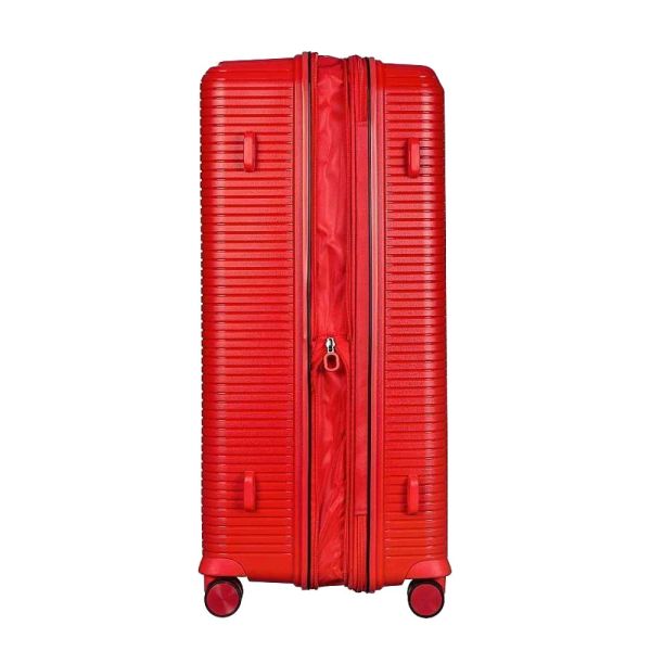 Large Hard Expandable Luggage 4 Wheels  Verage Rome Red VG19006-28