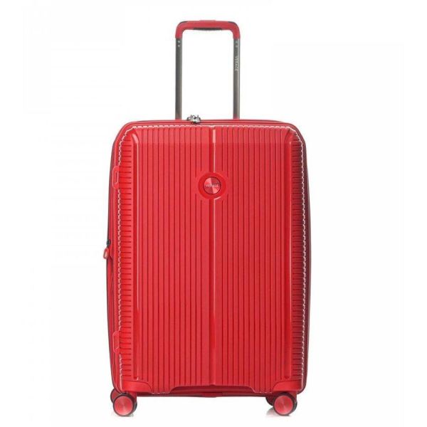 Medium Hard Expandable Luggage 4 Wheels Verage Rome Red VG19006-24