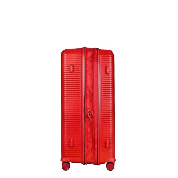 Medium Hard Expandable Luggage 4 Wheels Verage Rome Red VG19006-24