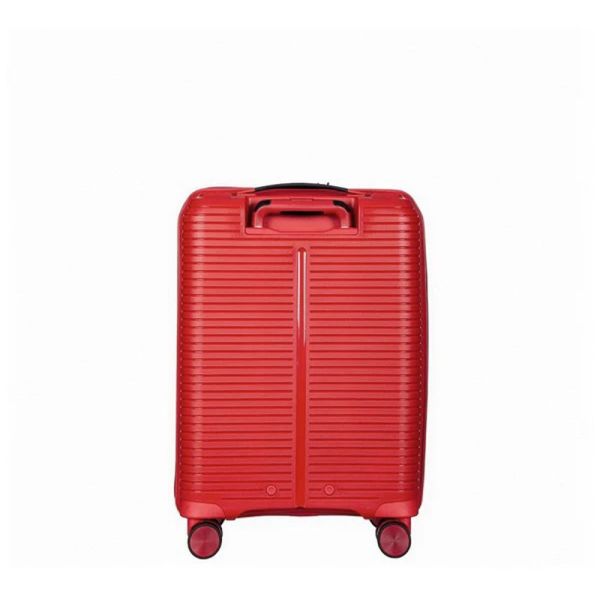 Small Hard Expandable Luggage 4 Wheels  Verage Rome Red VG19006-19