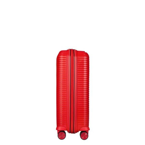 Small Hard Expandable Luggage 4 Wheels  Verage Rome Red VG19006-19