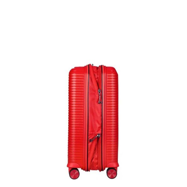 Small Hard Expandable Luggage 4 Wheels  Verage Rome Red VG19006-19