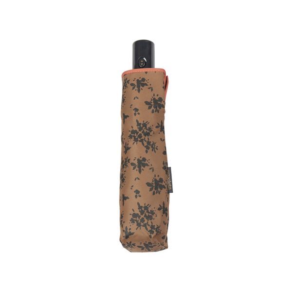 Women's Automatic Open - Close Folding Umbrella Ezpeleta Floral Brown