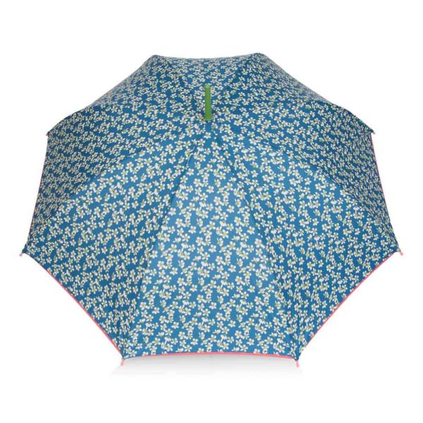 Women's Long Automatic Stick Umbrella Gotta Floral Blue