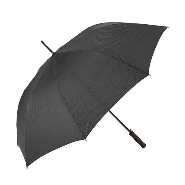 Long Automatic Escort Umbrella Gotta Prind Checked Dark Grey
