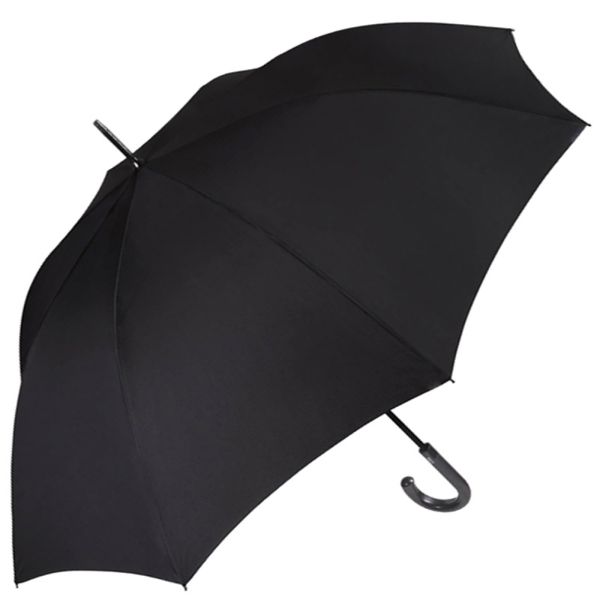 Ομπρέλα μεγάλη συνοδείας αυτόματη  αντιανεμική γκρι Perletti Technology Stick Umbrella  Grey