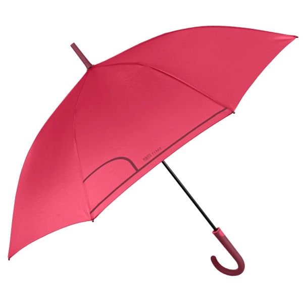 Long Automatic Umbrella Perletti Time Cherry Red