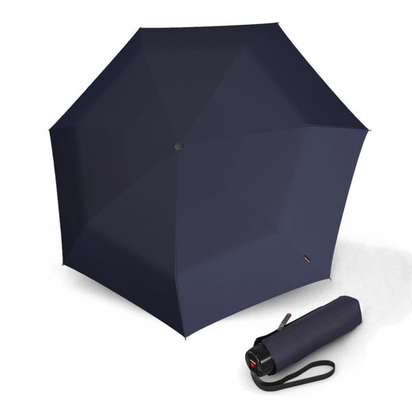 Ομπρέλα mini σπαστή χειροκίνητη μπλε Knirps T.020 Manual Navy