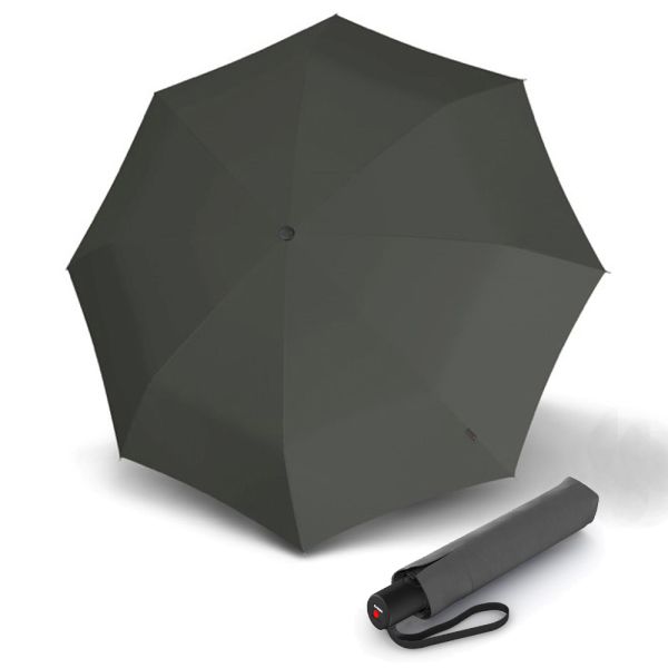 Automatic Open - Close Folding Umbrella Knirps A.200 Duomatic D' Grey