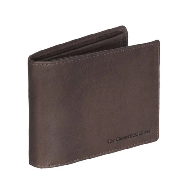 Πορτοφόλι δερμάτινο καφέ The Chesterfield Brand Leather Wallet C08.0204 Βrown