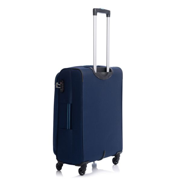 Medium Soft Luggage 4 Wheels Dielle 300-60 Navy