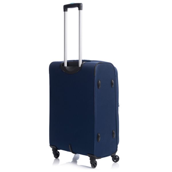 Medium Soft Luggage 4 Wheels Dielle 300-60 Navy