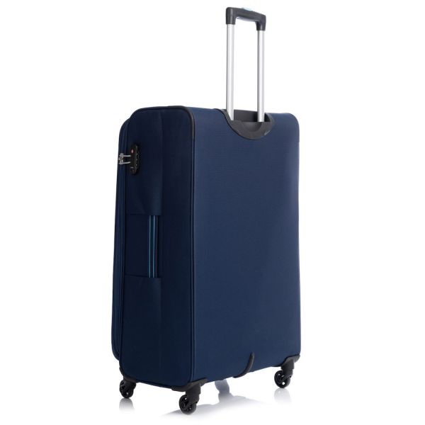 Large Soft Luggage 4 Wheels Dielle 300-70 Navy