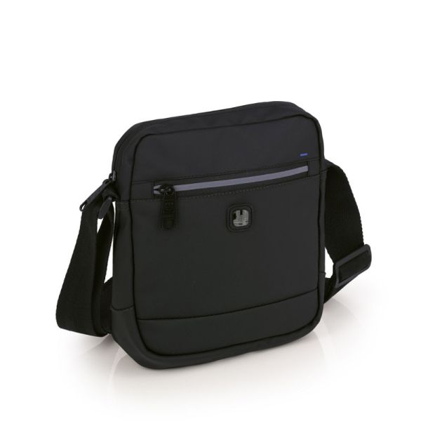 Men's Medium Shoulder Bag Gabol Flash  545614 Black