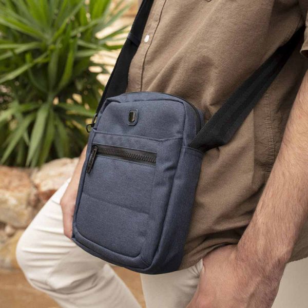 Τσαντάκι ώμου ανδρικό μπλε Gabol Neptuno Shoulder Bag 545710 Blue