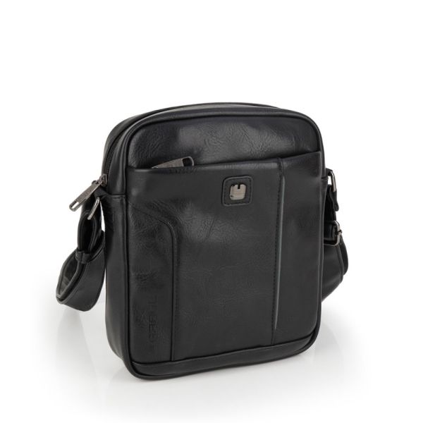 Τσαντάκι ώμου ανδρικό μαύρο Gabol Bran Shoulder Bag 545910 Black