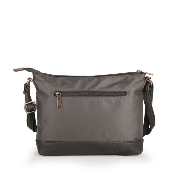 Τσάντα ώμου γυναικεία λαδί - μπεζ Gabol Java Shoulder Bag Olive Green - Beige