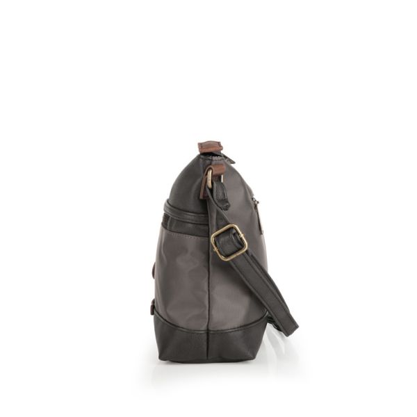 Τσάντα ώμου γυναικεία λαδί - μπεζ Gabol Java Shoulder Bag Olive Green - Beige