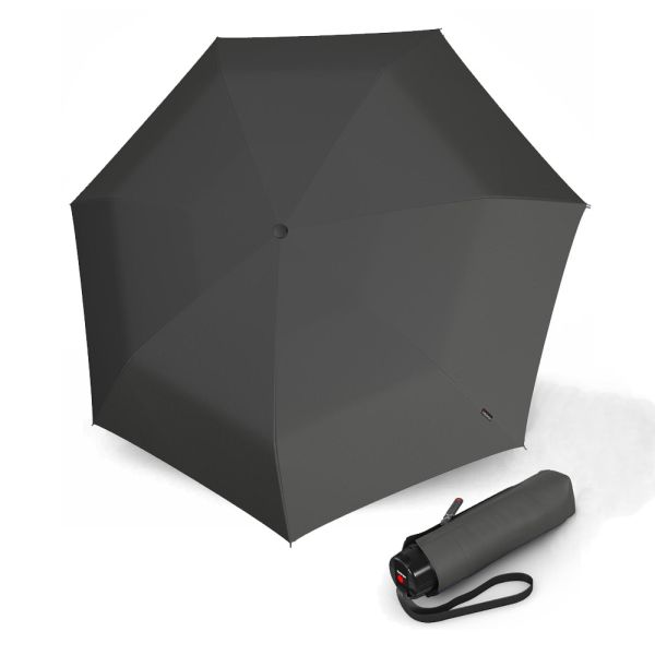 Ομπρέλα mini σπαστή χειροκίνητη γκρι Knirps T.020 Manual D' Grey