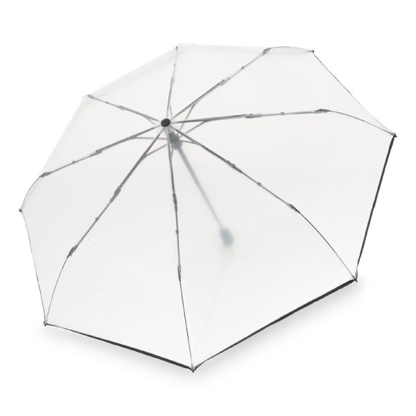 Ομπρέλα σπαστή διάφανη αυτόματο άνοιγμα - κλείσιμο μαύρη  Knirps A.200 Folding Umbrella Transparent Black