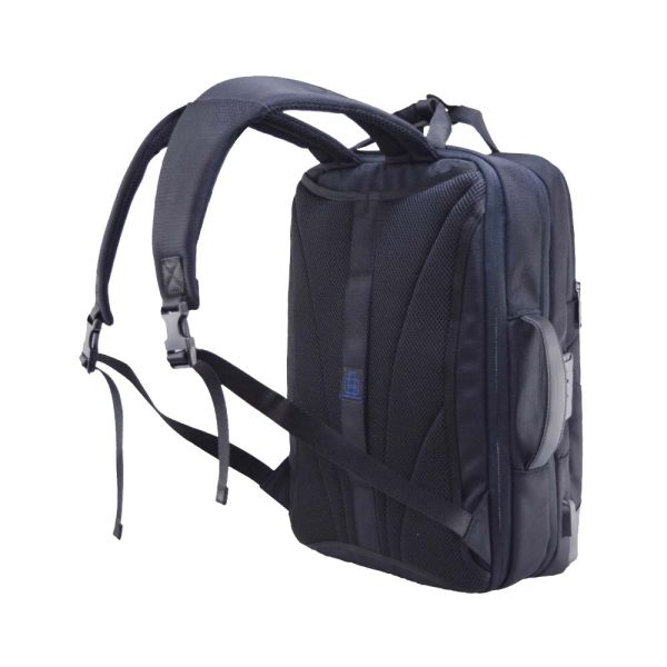 Business Backpack Aeronautica Militare Bolt AM-494 Black