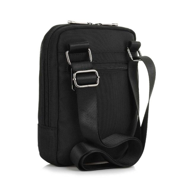 Τσαντάκι ώμου μαύρο ανδρικό Beverly Hills Polo Club Manhattan Shoulder Bag BH-8460 Black