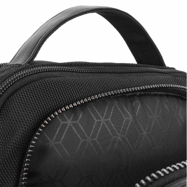 Τσάντα ώμου και χεριού μαύρη ανδρική Beverly Hills Polo Club Manhattan Shoulder Bag BH-8461 Black