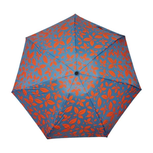 Mini Folding Manual Umbrella Pierre Cardin Floral Light Blue
